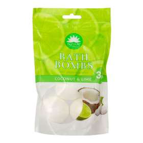 Elysium Spa Bath Bombs Coconut & Lime 3 Pack