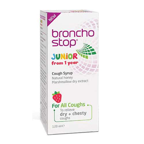 Click to view product details and reviews for Bronchostop Junior Cough Syrup 120ml.