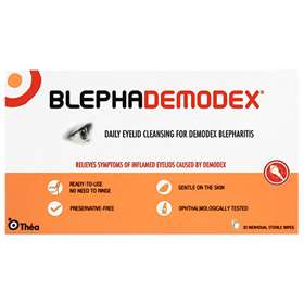 Blephademodex Eyelid Wipes 30