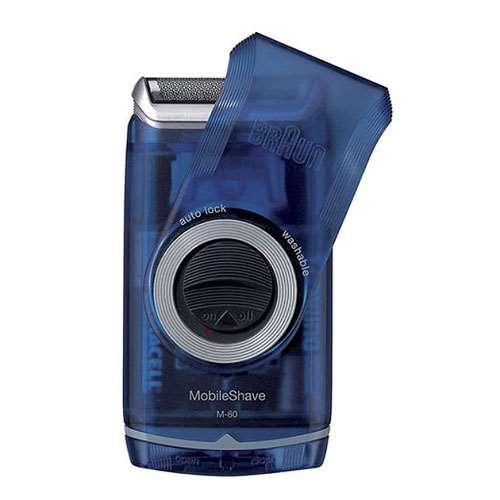 Braun Pocket Go Battery Shaver Blue