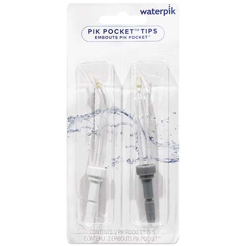 Waterpik Pik Pocket Tips Twin Pack