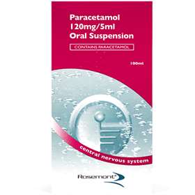 Paracetamol 120mg 5ml Oral Suspension 100ml 2M+
