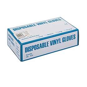 Disposable Vinyl Gloves Large 100
