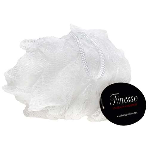 Shower Wash Puff (Scrunchie) White