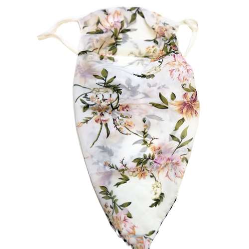 Floral Fashion Face Covering Scarf 1