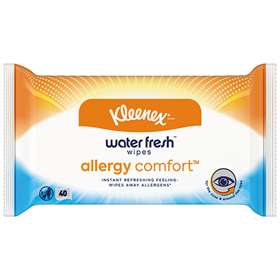 Kleenex Water Fresh Allergy Comfort 40 Wipes