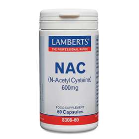 Lamberts NAC 600mg Capsules (60)