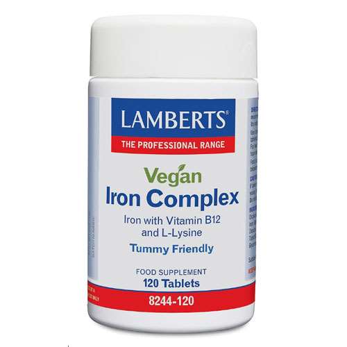 Lamberts Vegan Iron Complex 120 Tablets