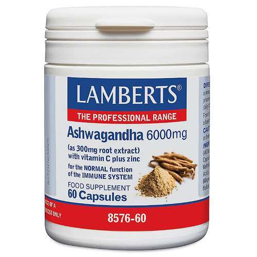 Lamberts Ashwagandha 6000mg 60 Capsules