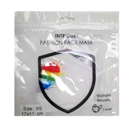 Childrens Rainbow Design Reusable Face Mask x 1