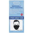 Washable Adult Face Coverings x 3