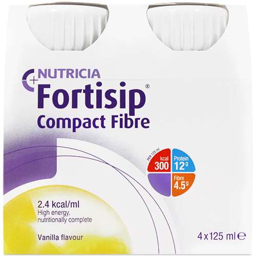 Fortisip Compact Fibre Vanilla 4x125ml