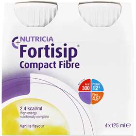 Fortisip Compact Fibre Vanilla 4x125ml