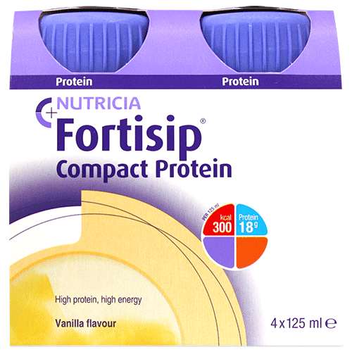 Fortisip Compact Protein Vanilla 4x125ml