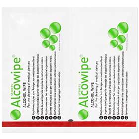 Molnlycke Alcowipe Alcohol Wipes 100