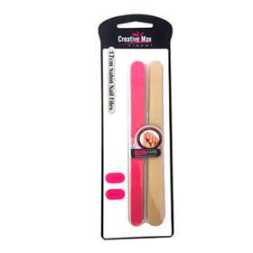 Creative Max 17 cm Salon Nail Files x 10