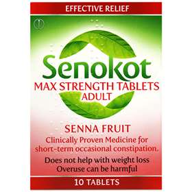 Senokot Max Strength Tablets Adult 10