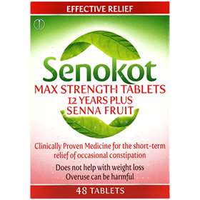 Senokot Max Strength Tablets 12 Years Plus 48