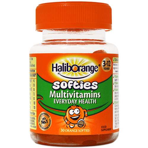 Haliborange Softies Multivitamins 3-12 Years 30 Orange Softies