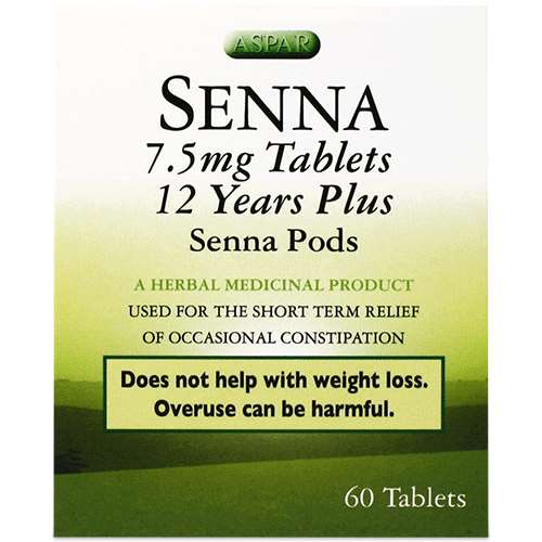 Senna 7.5mg Tablets 12 Year Plus 60