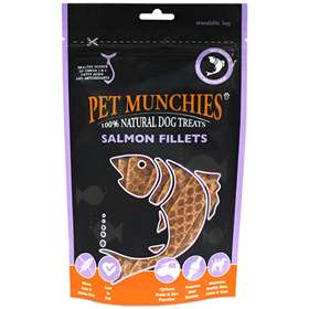 Pet Munchies Salmon Fillets Dog Treats 90g