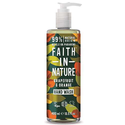 Faith In Nature Grapefruit And Orange Hand Wash 400ml