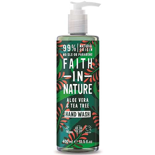 Faith In Nature Aloe Vera And Tea Tree Hand Wash 400ml