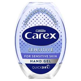 Carex Sensitive Antibacterial Hand Sanitiser Gel 50ml