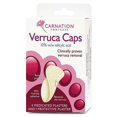 Click to view product details and reviews for Carnation Verruca Caps.