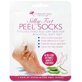 Carnation Silky Feet Peel Socks