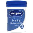 Valupak Supplements Evening Primrose Oil 1000mg 30 Capsules