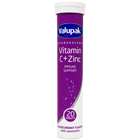 Valupak Effervescent Vitamin C + Zinc Immune Support 20 Tablets