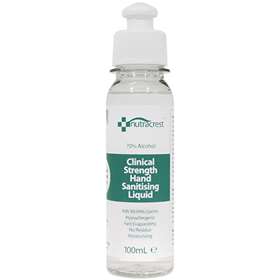 Nutracrest Clinical Strength Hand Sanitising Liquid 100ml