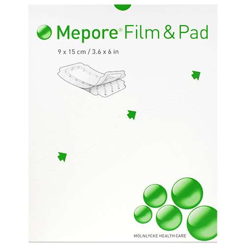 Mepore Film and Pad 9x15cm Dressings REF 275500 BOX OF 30