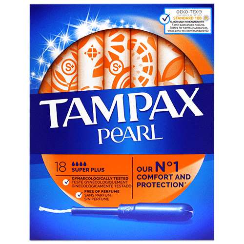 Tampax Pearl Super Plus Tampons 18
