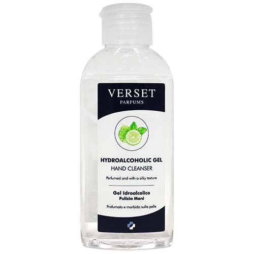 Verset Hydroalcoholic Gel Hand Cleanser 100ml - lime and mint