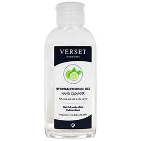 Verset Hydroalcoholic Gel Hand Cleanser 100ml - lime and mint