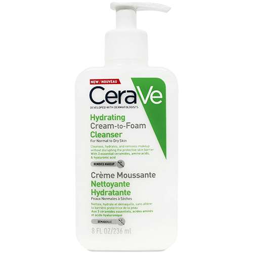 CeraVe Hydrating Cream to Foam Cleanser 236ml