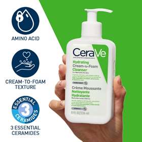 CeraVe Hydrating Cream to Foam Cleanser 236ml