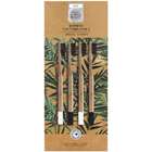 Full Circle Beauty Eco Friendly Bamboo Toothbrushes x 4
