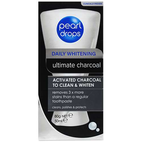 Pearl Drops Daily Whitening Ultimate Charcoal Toothpolish 50ml