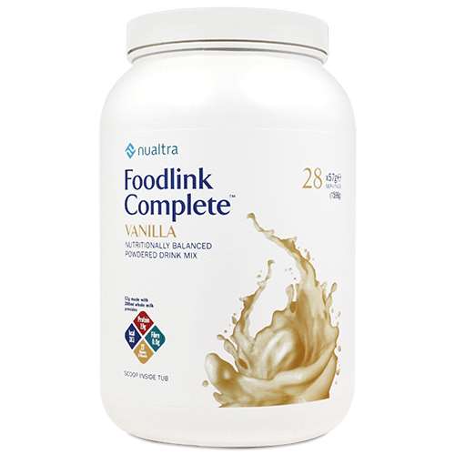 Nualtra Foodlink Complete Vanilla 28x57g Servings