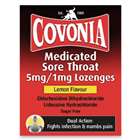 Covonia Medicated Sore Throat Lemon Lozenges 36