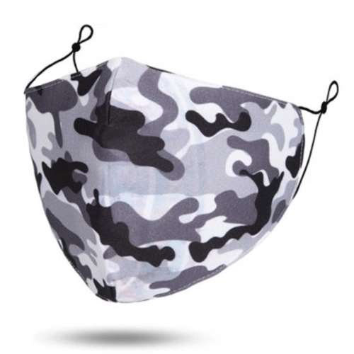 Moskit Fashion Reusable Face Mask With Filters - Camo Grey