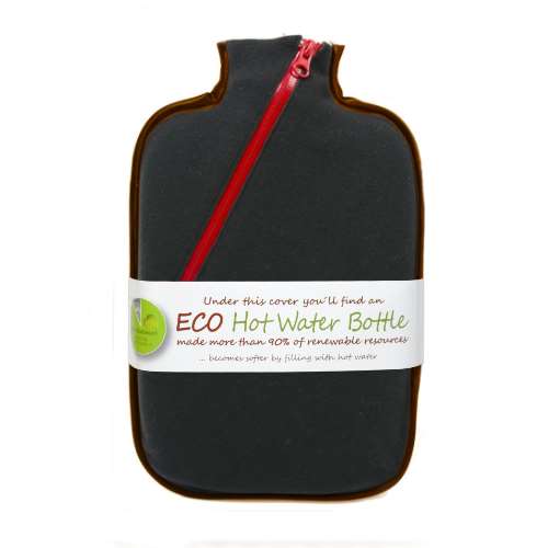 Hugo Frosch Eco Hot Water Bottle Black