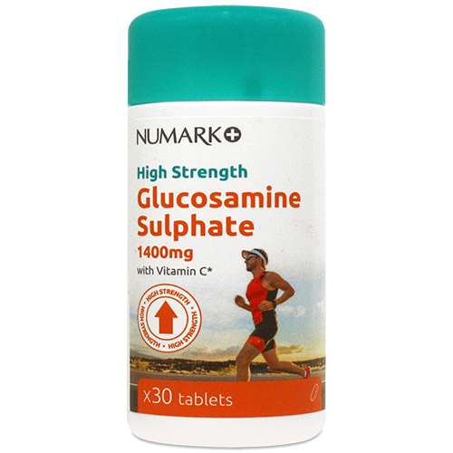 Numark Glucosamine Sulphate 1400mg With Vitamin C(30 tablets) green Cap
