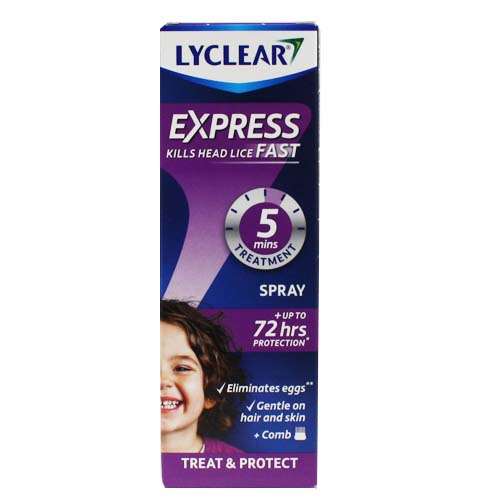 Click to view product details and reviews for Lyclear Express Head Lice Spray 100ml. Click to view product details and reviews for Lyclear Express Head Lice Spray 100ml.