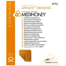 Medihoney Apinate Dressings 5x5cm (10)