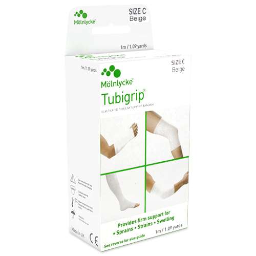 Tubigrip Support Bandage Size C in Beige 1m (1545)