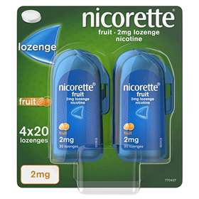 Nicorette Fruit 2mg Lozenges - 80